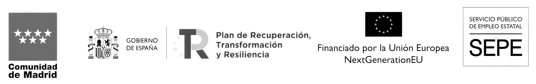 Programa Investigo de la Comunidad de Madrid, Gobierno de España, Unión Europea NextGenerationEU y SEPE